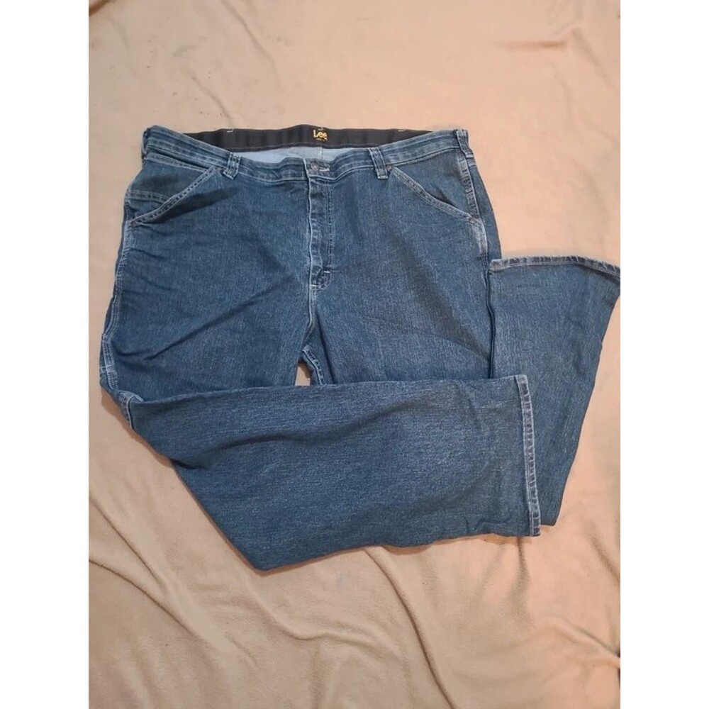 Lee's Loose Fit Men's 44x32 Blue Denim Jean
